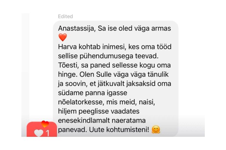 Klientide jagatud kogemused pärast paranemist