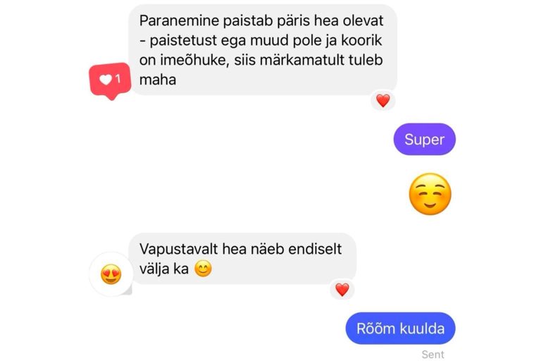 Nii loomulik ja ilus tulemus!“ – Sinu rahulolu on meile kõige tähtsam